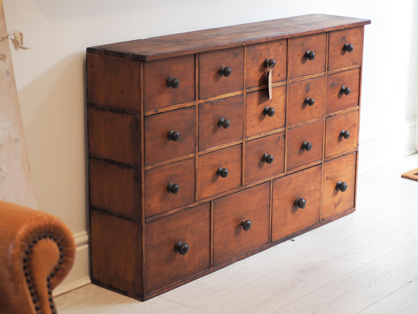 Vintage Antique Wooden Multi-Drawer Apothecary Cabinet / Chest of Drawers