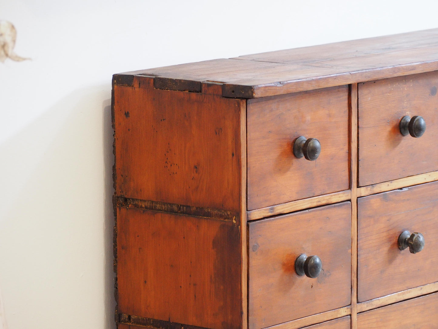Vintage Antique Wooden Multi-Drawer Apothecary Cabinet / Chest of Drawers