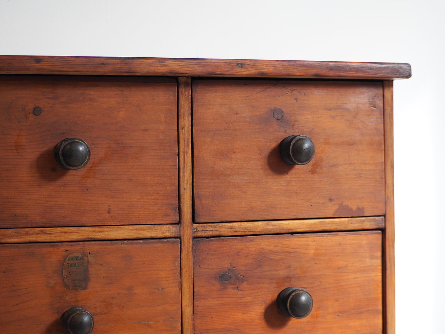 Vintage Antique Wooden Multi-Drawer Apothecary Cabinet / Chest of Drawers