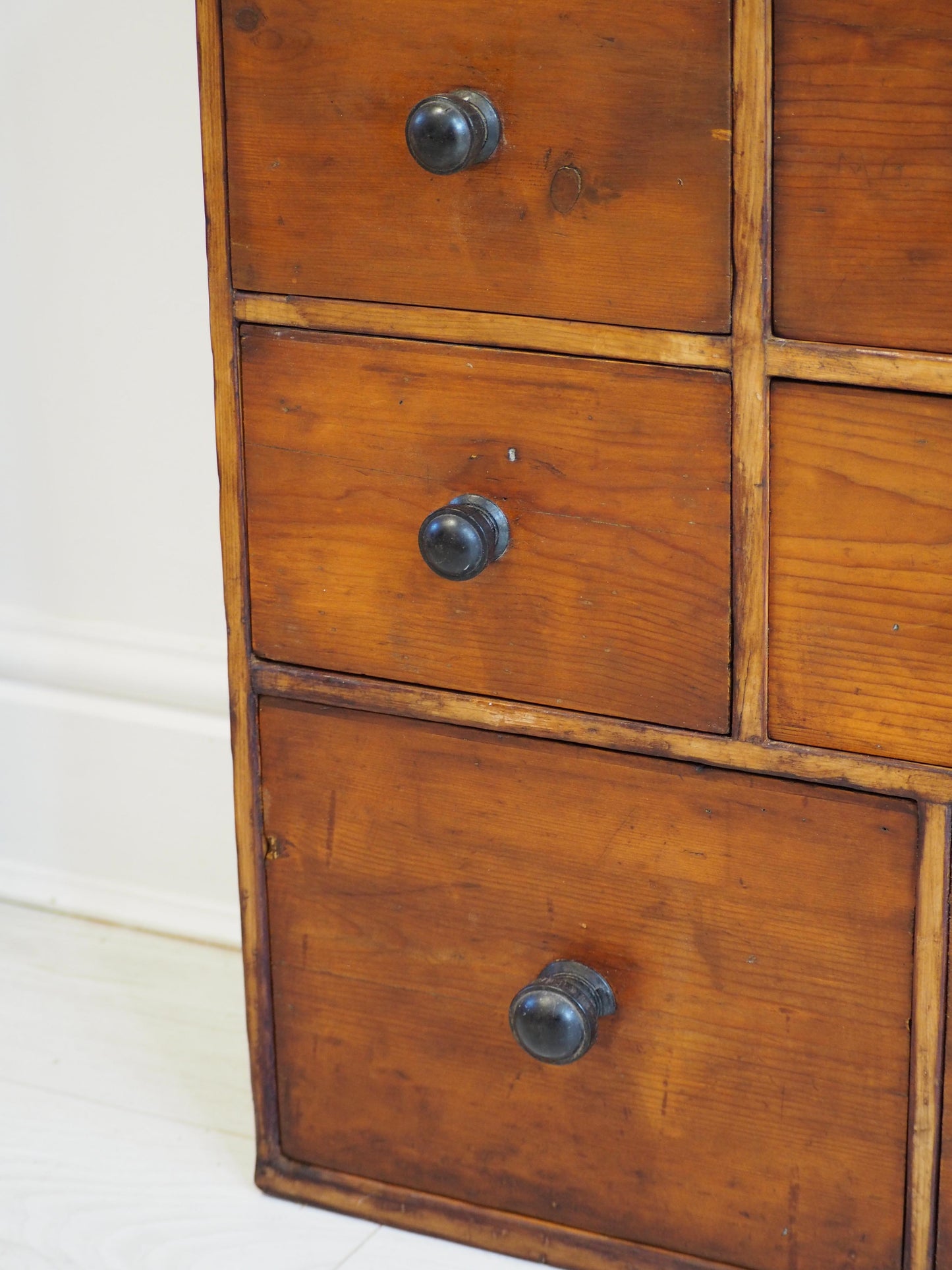 Vintage Antique Wooden Multi-Drawer Apothecary Cabinet / Chest of Drawers
