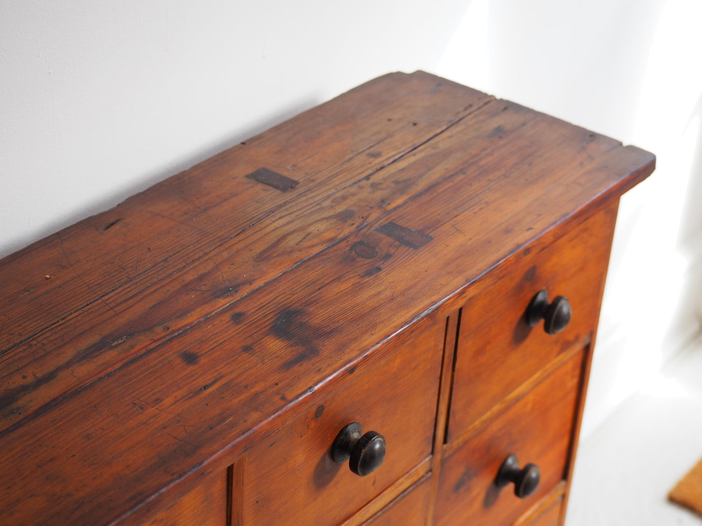 Vintage Antique Wooden Multi-Drawer Apothecary Cabinet / Chest of Drawers