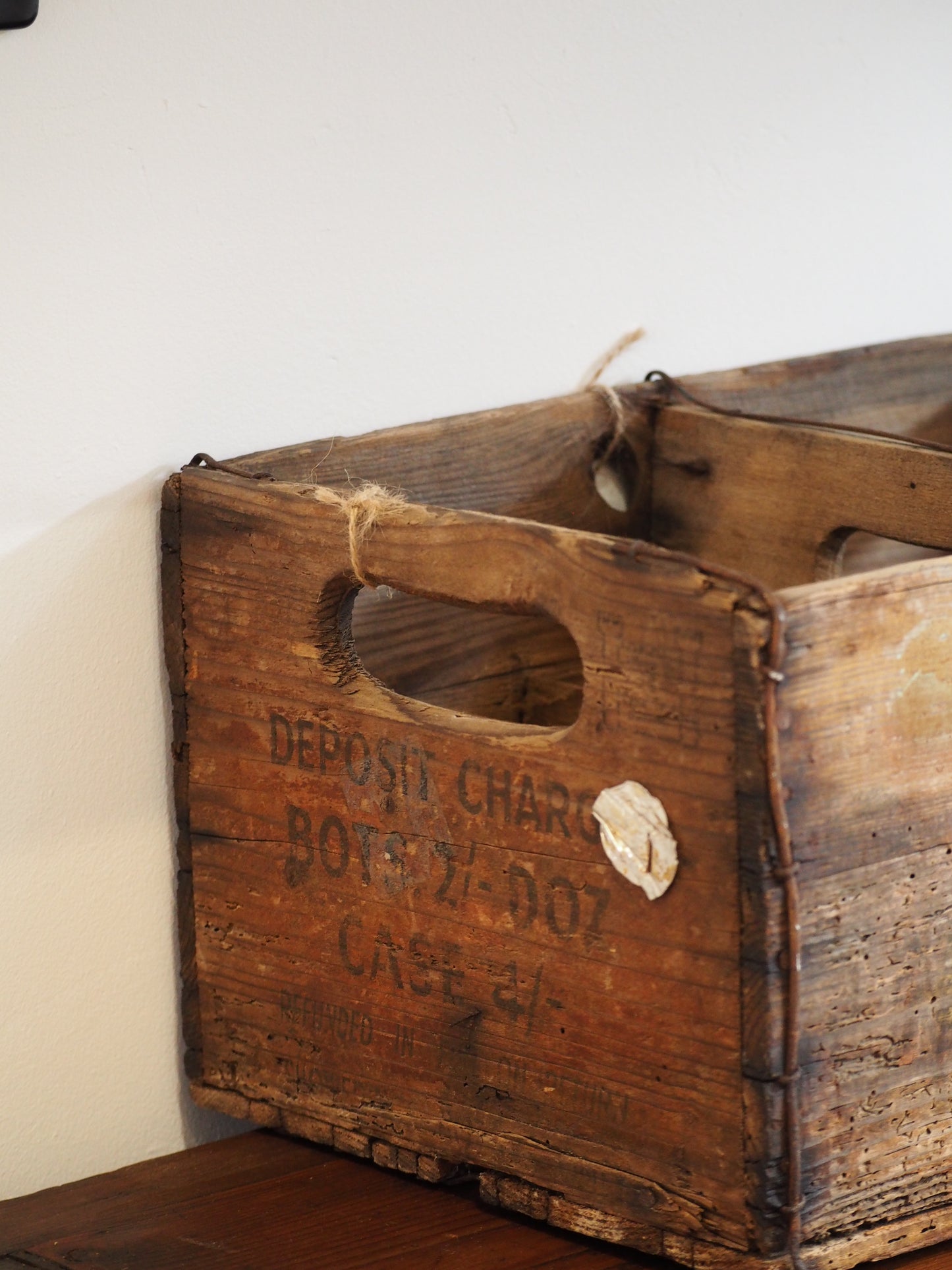 Original Rare Vintage Wooden Babycham Bottle Crate, Advertising Collectible Box