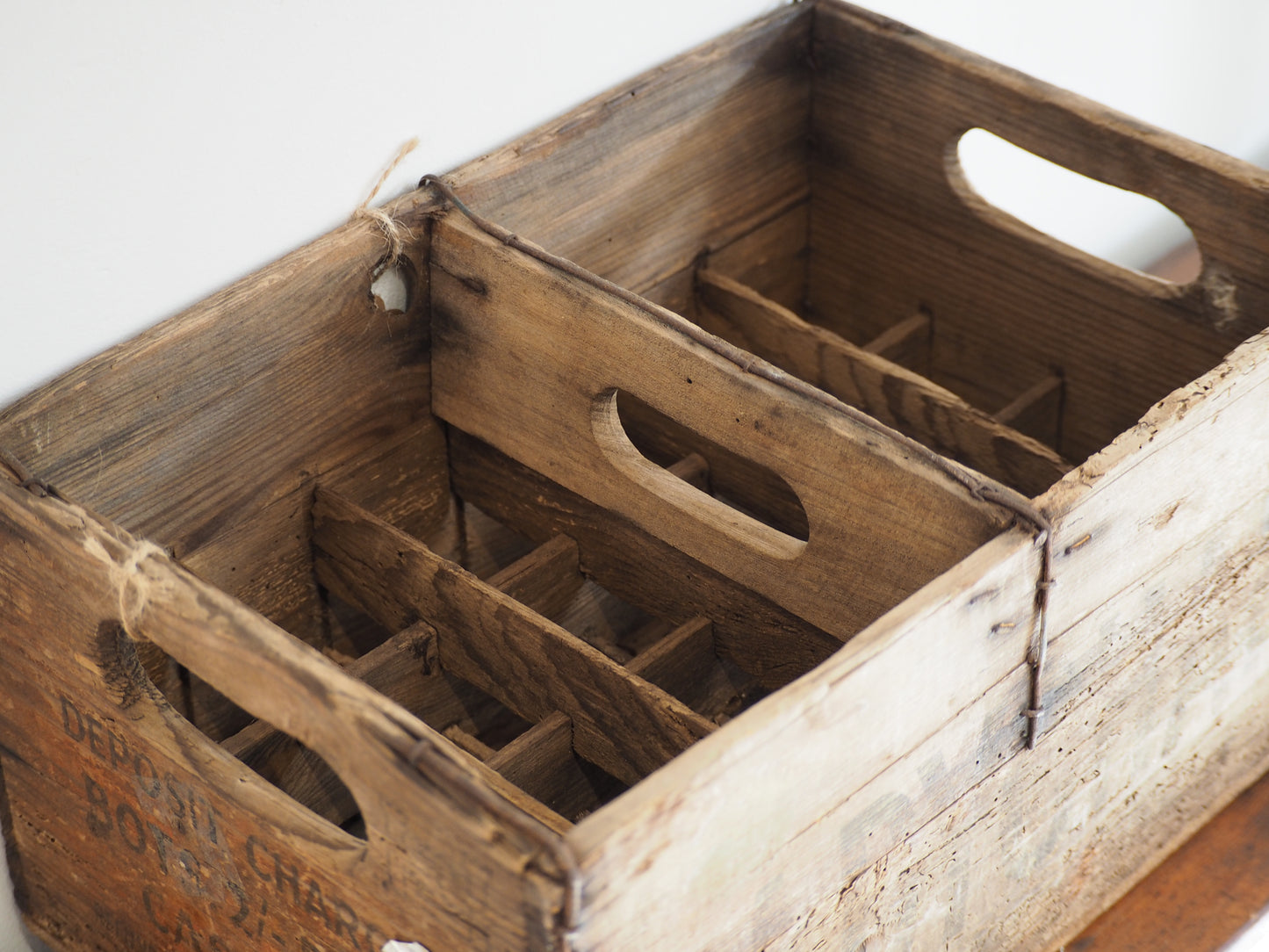 Original Rare Vintage Wooden Babycham Bottle Crate, Advertising Collectible Box