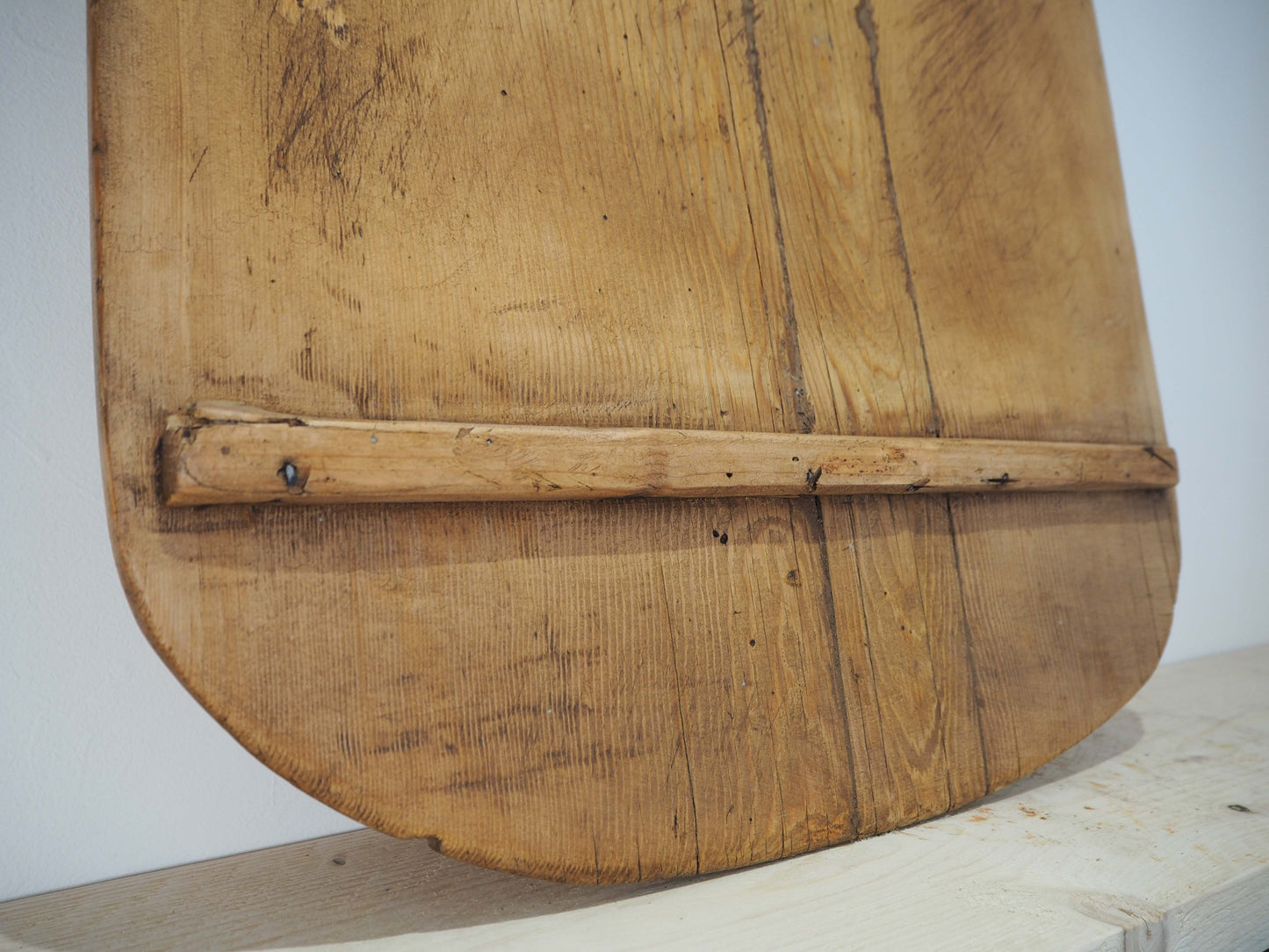 Antique Vintage Large Turkish Wooden Bread Board / Chopping Charcuterie Board / Wooden Serving Plate