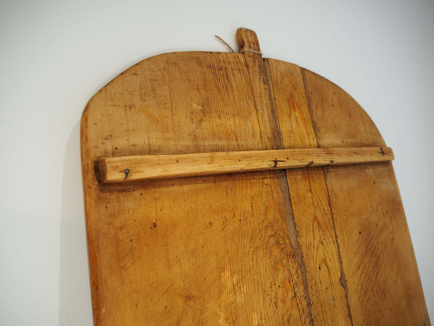 Antique Vintage Large Turkish Wooden Bread Board / Chopping Charcuterie Board / Wooden Serving Plate
