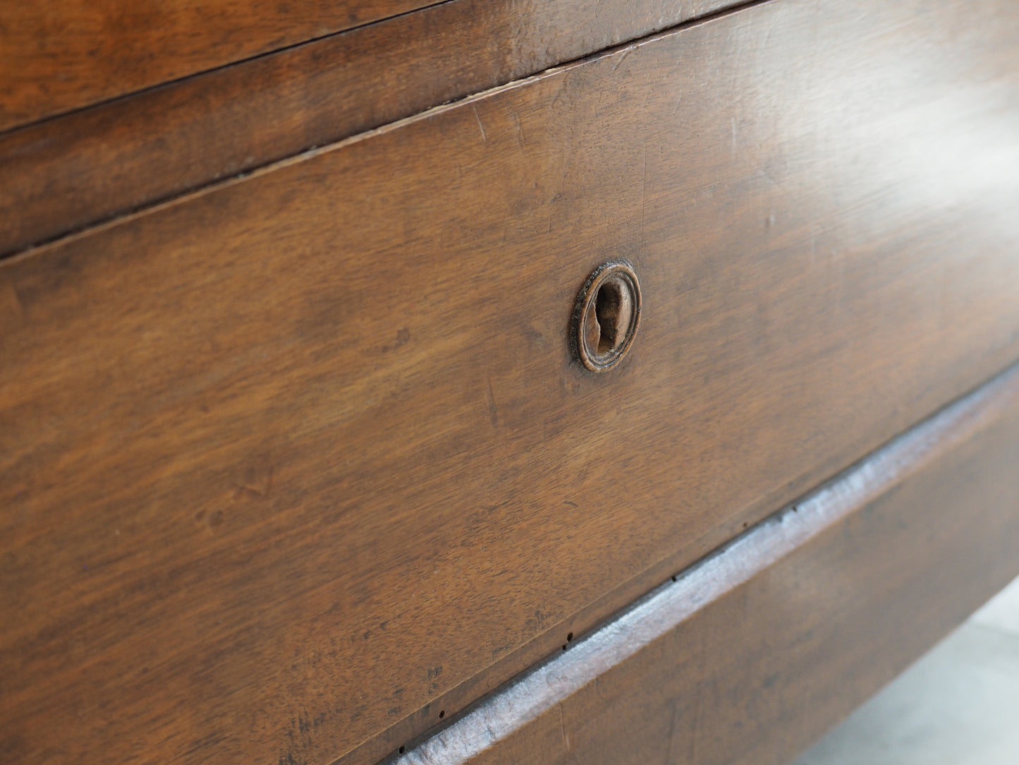 Antique 19th Century French Louis Philippe Walnut Commode / Chest of Drawers