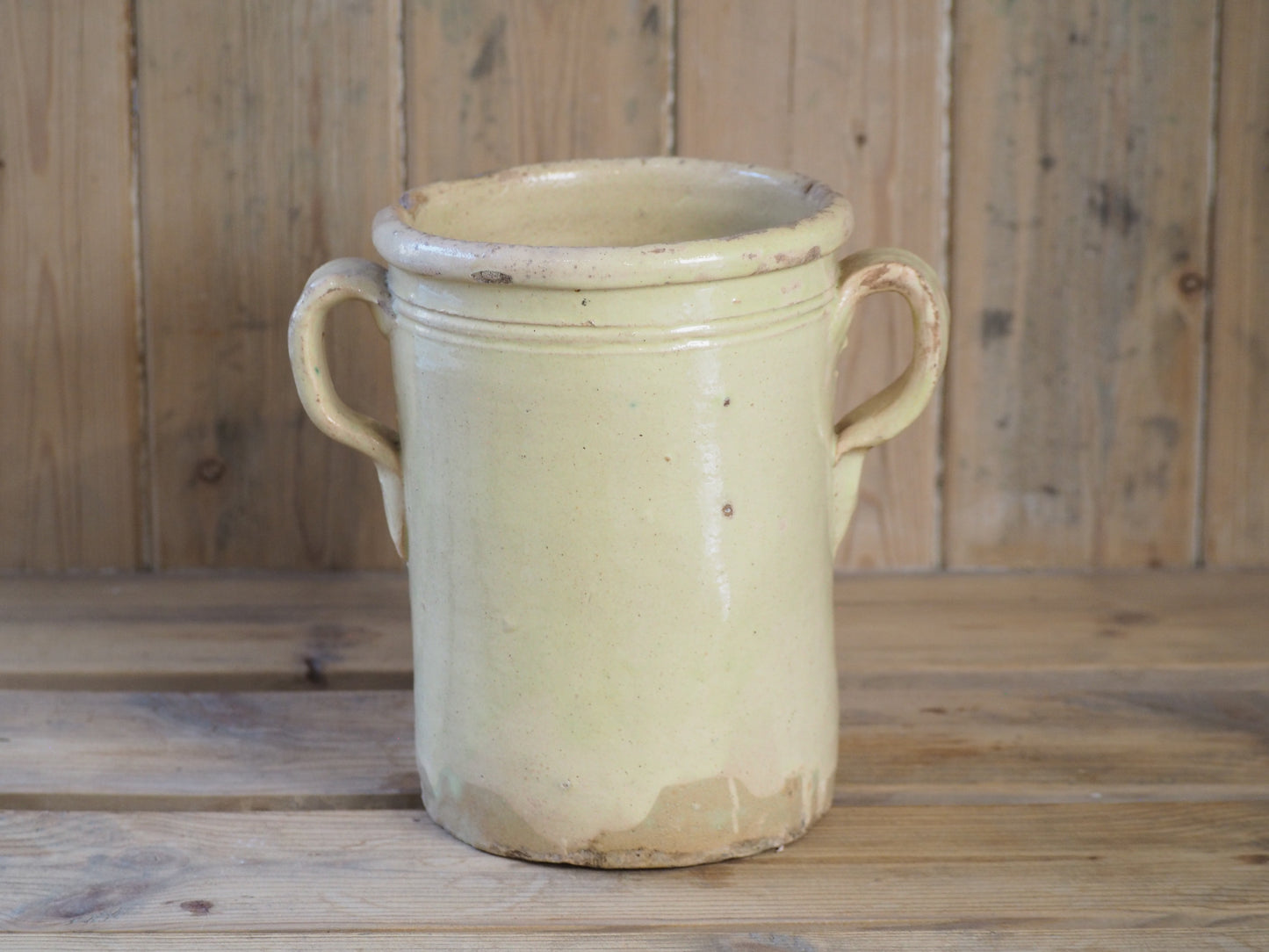 Antique 19th Century Italian Anchovy Pot / Confit, Sardine Jar