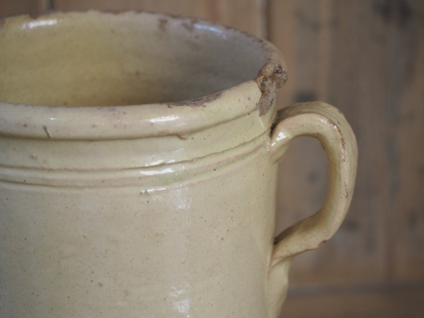 Antique 19th Century Italian Anchovy Pot / Confit, Sardine Jar