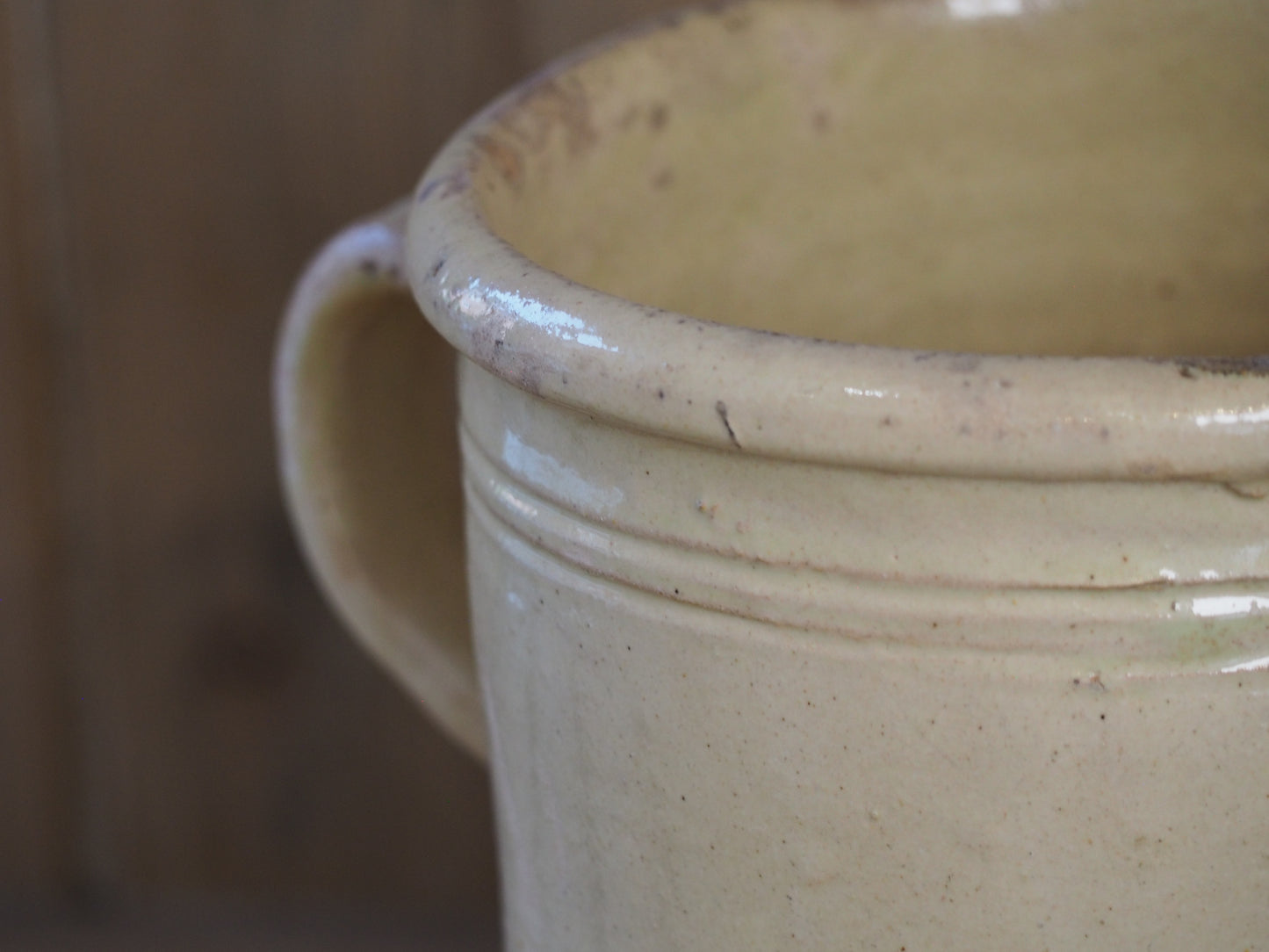 Antique 19th Century Italian Anchovy Pot / Confit, Sardine Jar