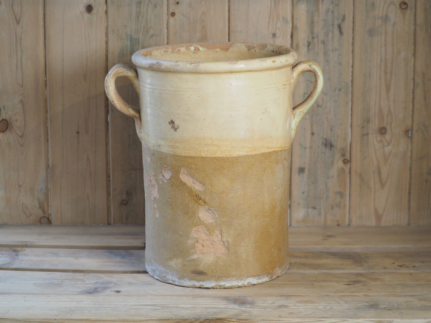 Antique 19th Century Italian Anchovy Pot / Confit, Sardine Jar