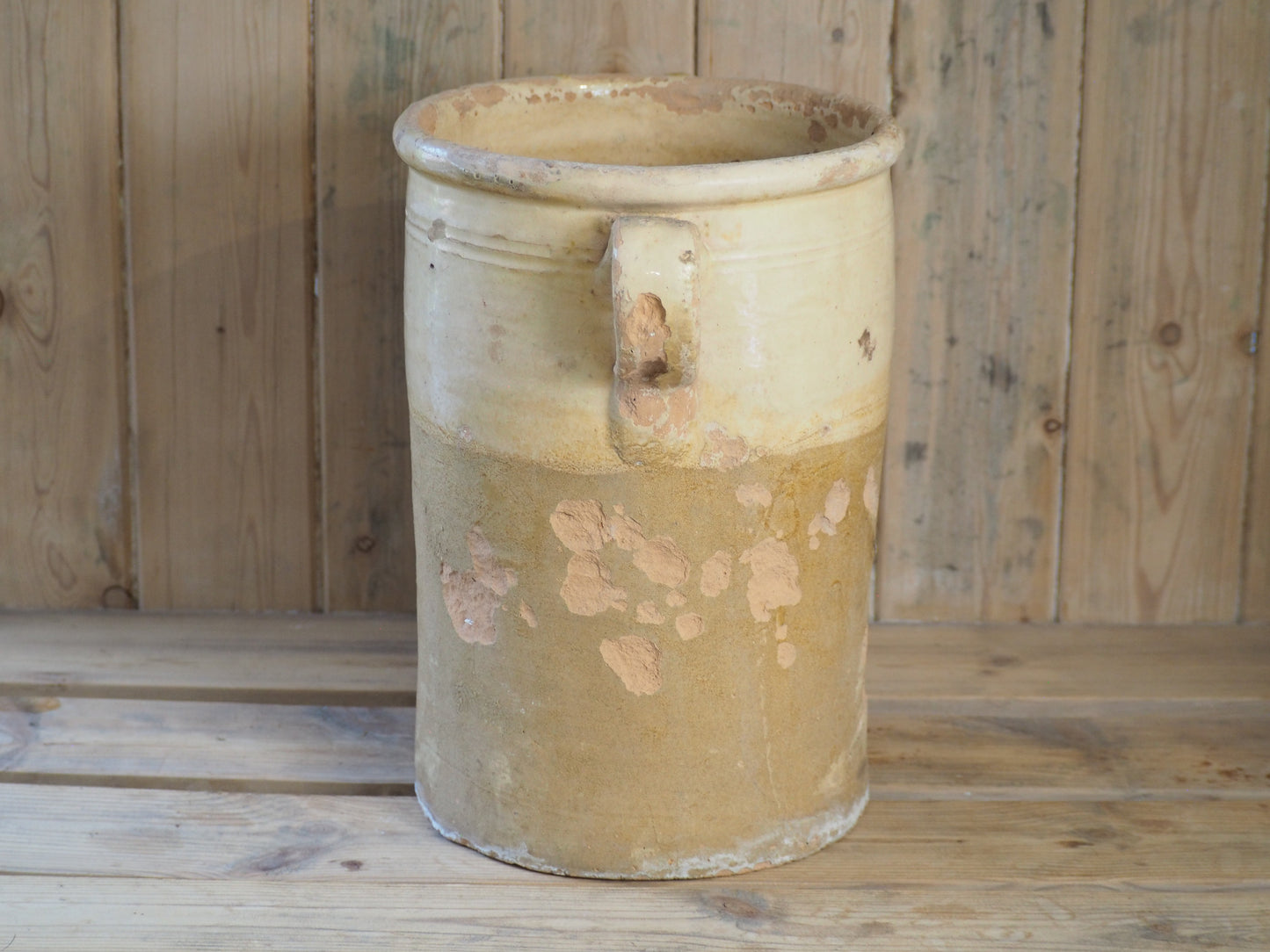Antique 19th Century Italian Anchovy Pot / Confit, Sardine Jar