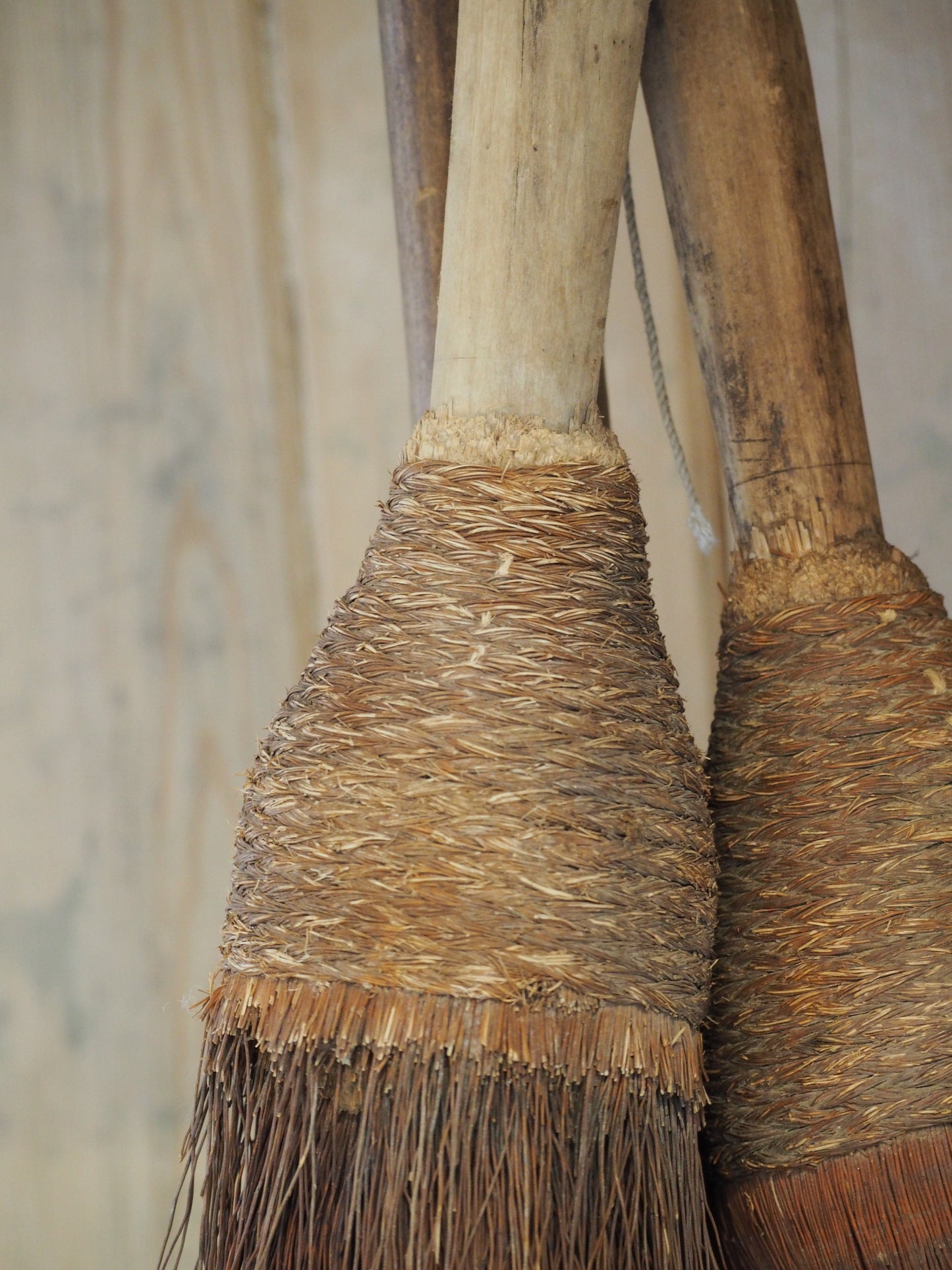 Antique Large Oriental Decorative Handmade Brushes (Sold Individually)