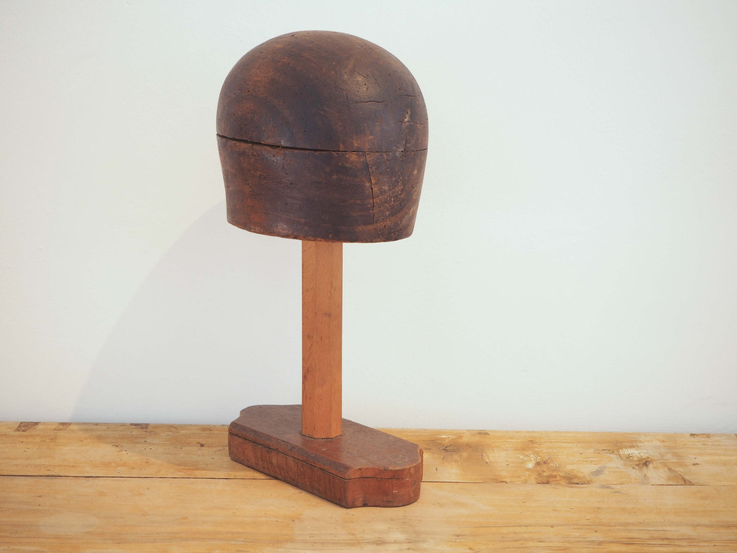 Antique Vintage French Wooden Millinery Hat Stand / Haberdashery Shop Display