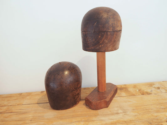 Antique Vintage French Wooden Millinery Hat Stand / Haberdashery Shop Display