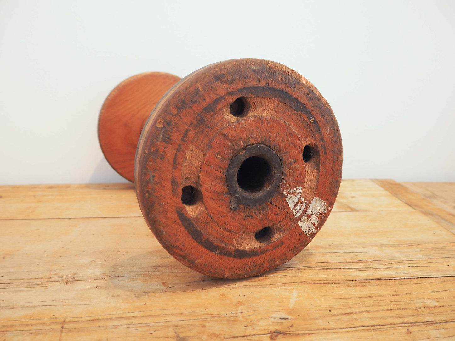 Vintage Wooden Textile Factory Bobbin / Industrial Spools (Sold Individually)