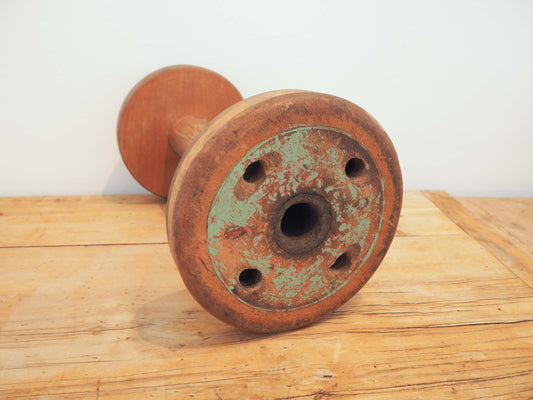 Vintage Wooden Textile Factory Bobbin / Industrial Spools (Sold Individually)