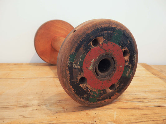 Vintage Wooden Textile Factory Bobbin / Industrial Spools (Sold Individually)