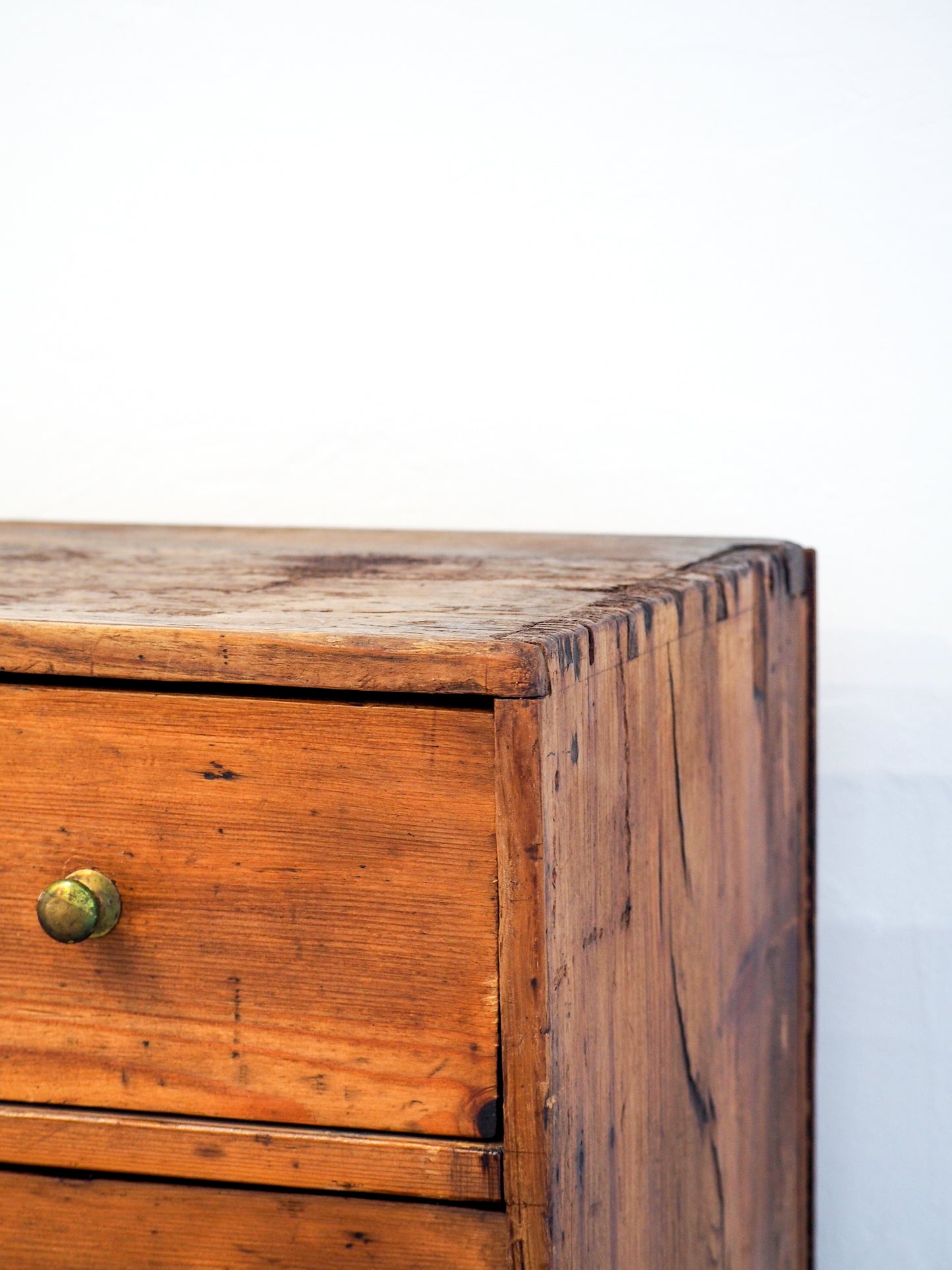 Vintage Antique Wooden Pine Multi-Drawer Apothecary Cabinet / Chest of Drawers