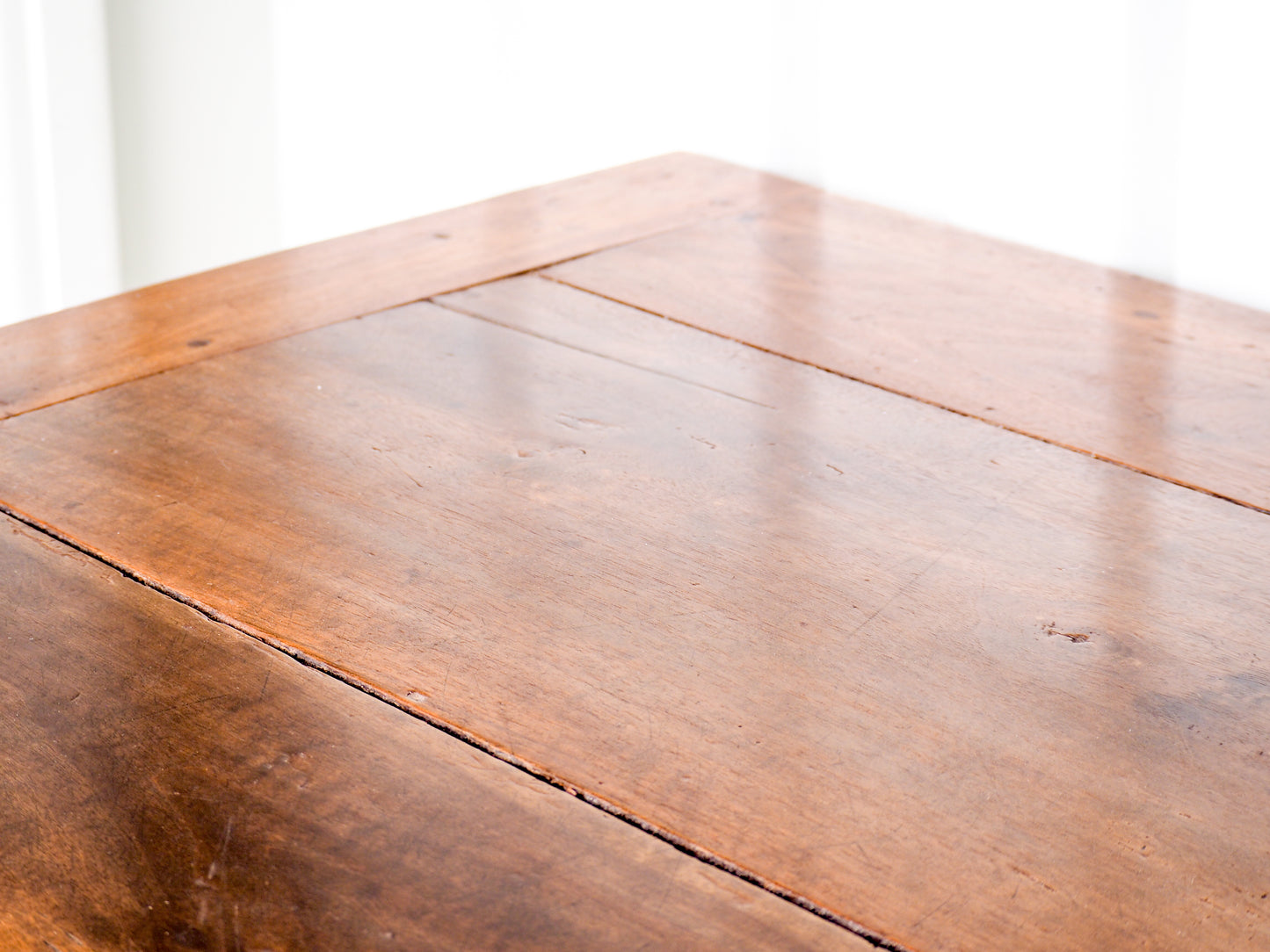 Antique 18th Century Walnut French Library Desk / Dining Table