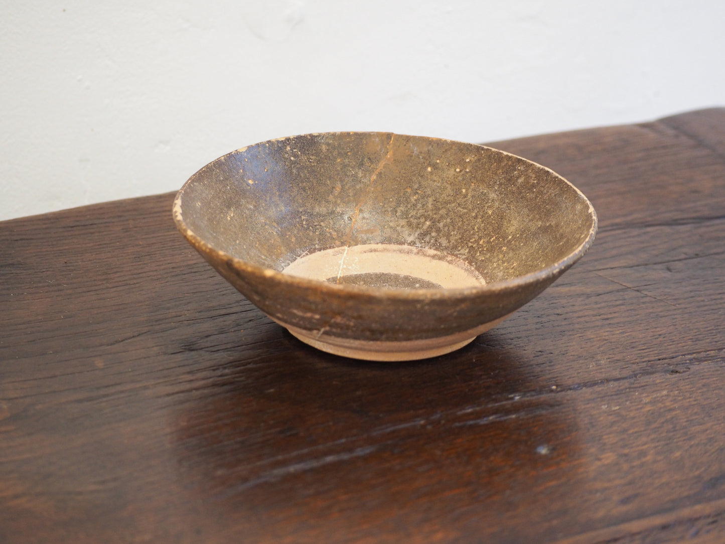 Antique Chinese Song Dynasty Brown Glazed Ceramic Bowl (Sold Individually)
