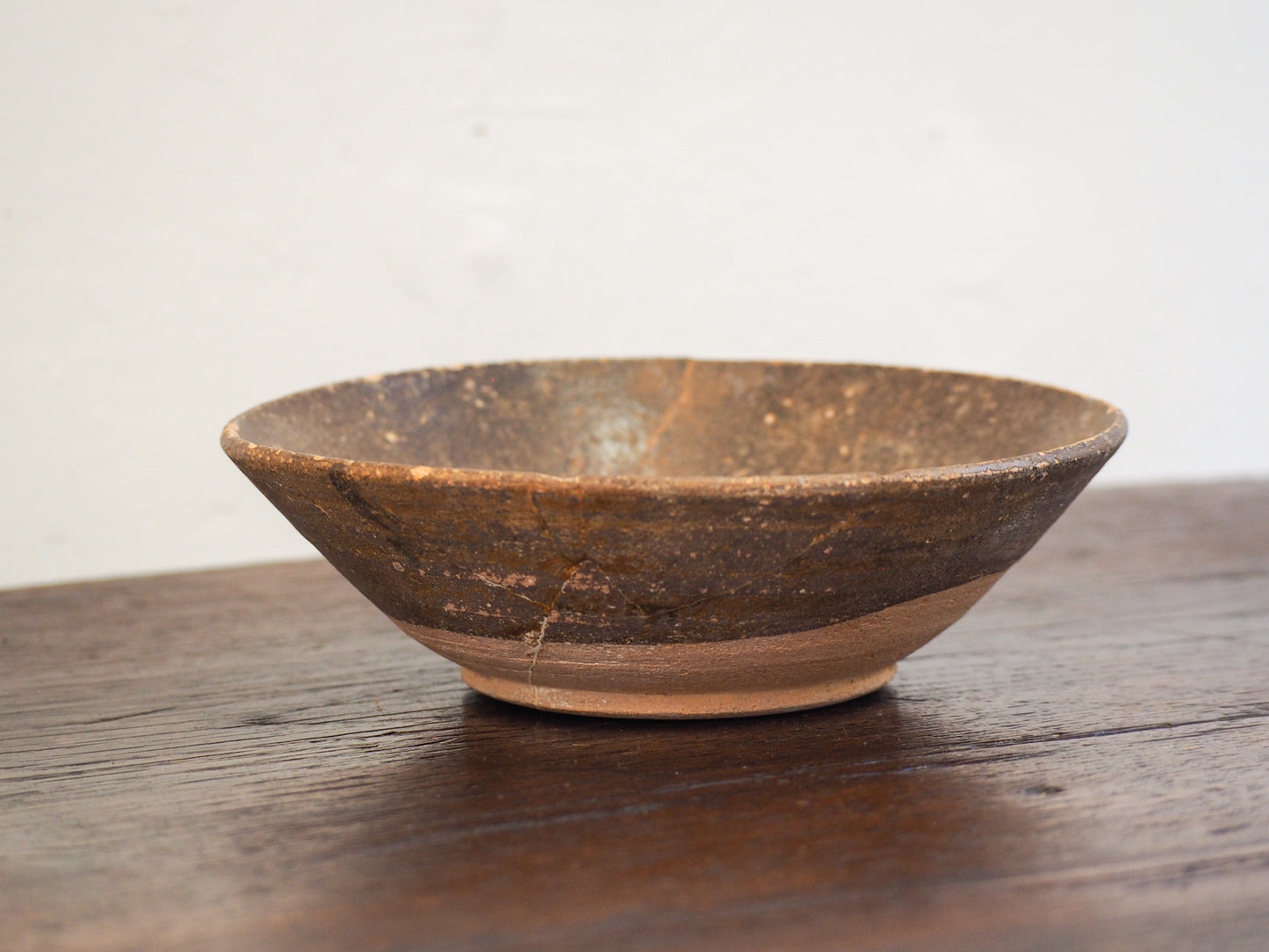 Antique Chinese Song Dynasty Brown Glazed Ceramic Bowl (Sold Individually)