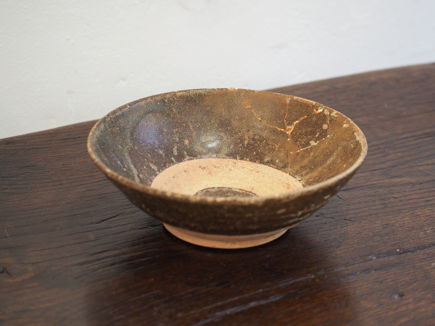 Antique Chinese Song Dynasty Brown Glazed Ceramic Bowl (Sold Individually)