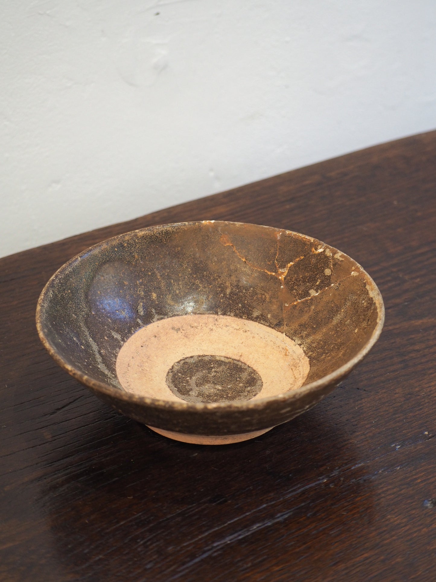 Antique Chinese Song Dynasty Brown Glazed Ceramic Bowl (Sold Individually)