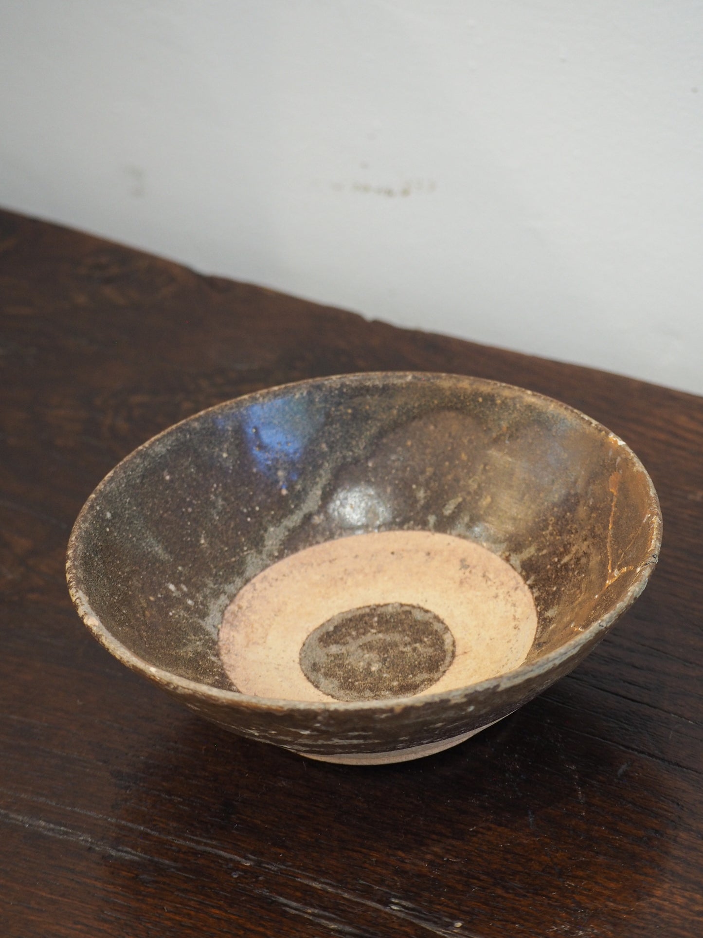 Antique Chinese Song Dynasty Brown Glazed Ceramic Bowl (Sold Individually)