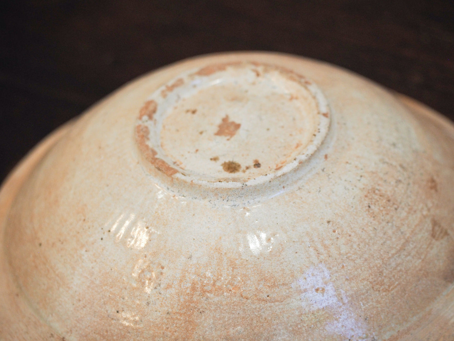 Antique Chinese Song Dynasty Cream Glazed Ceramic Bowl (Sold Individually)