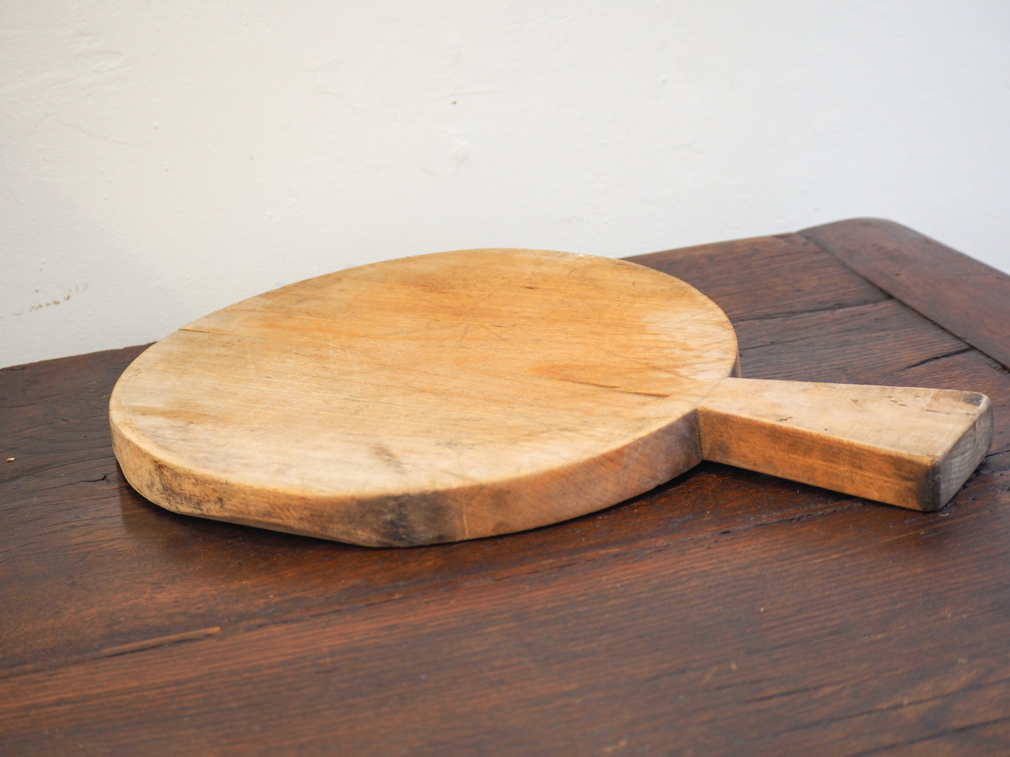 Antique Vintage Rustic French Wooden Charcuterie Chopping Board / Bread Board