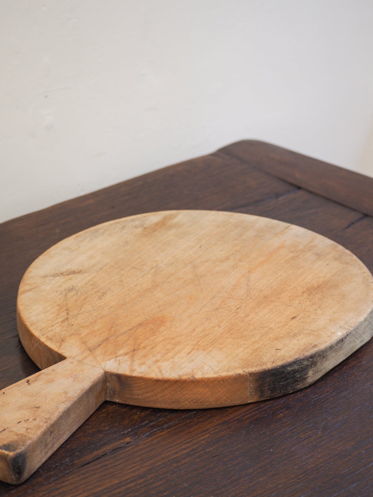 Antique Vintage Rustic French Wooden Charcuterie Chopping Board / Bread Board