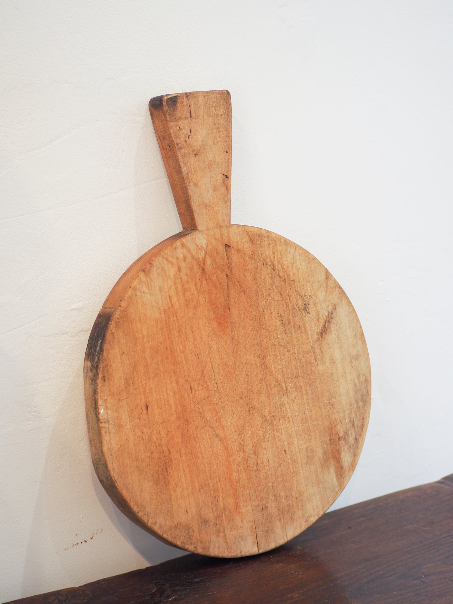 Antique Vintage Rustic French Wooden Charcuterie Chopping Board / Bread Board