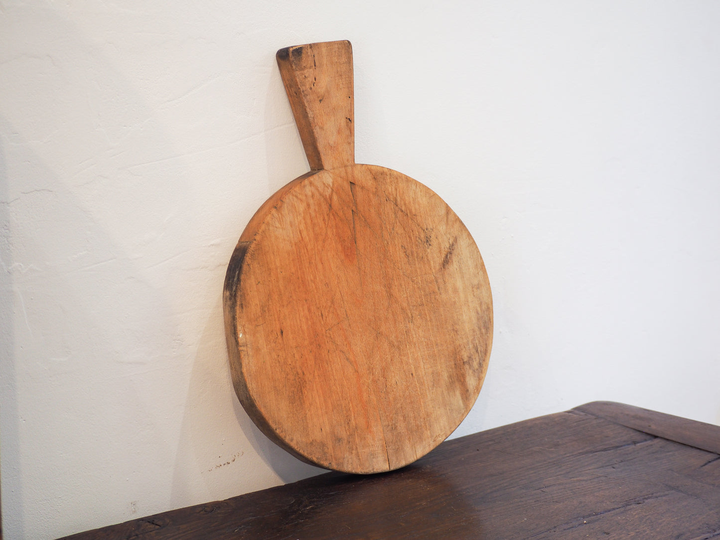 Antique Vintage Rustic French Wooden Charcuterie Chopping Board / Bread Board