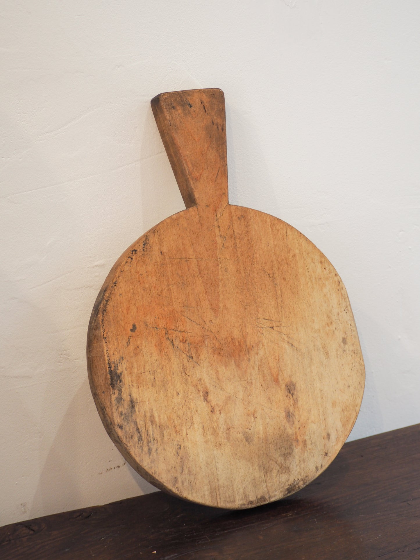 Antique Vintage Rustic French Wooden Charcuterie Chopping Board / Bread Board
