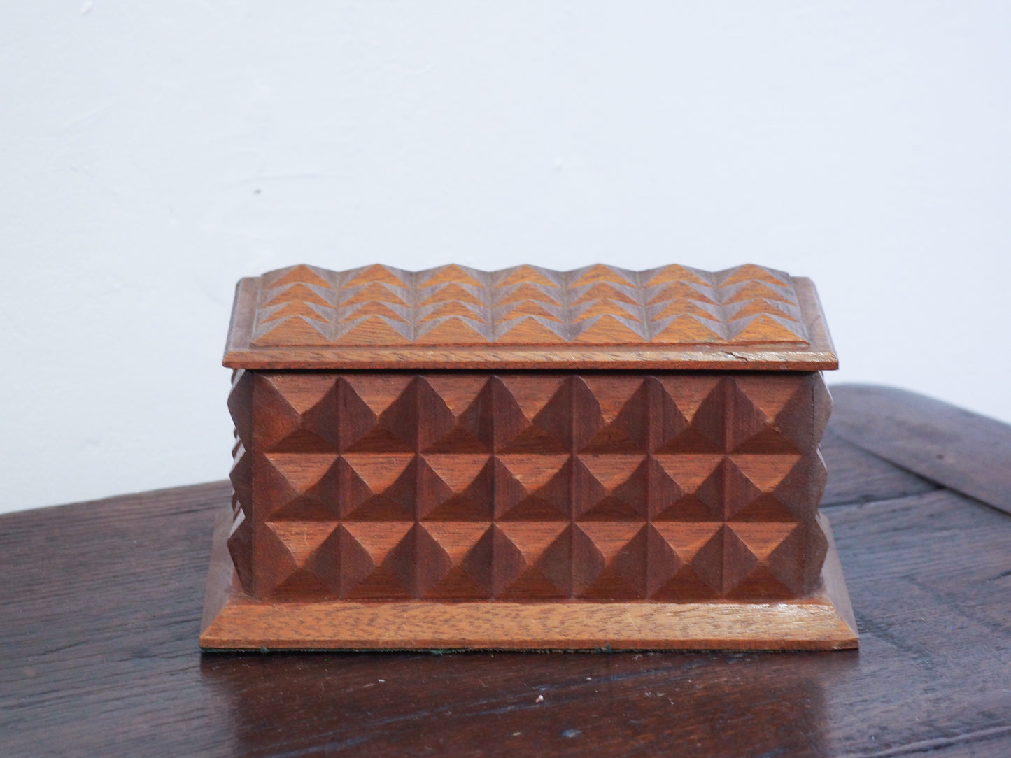 Vintage Mid-Century Lidded Trinket Box / Jewellery Box