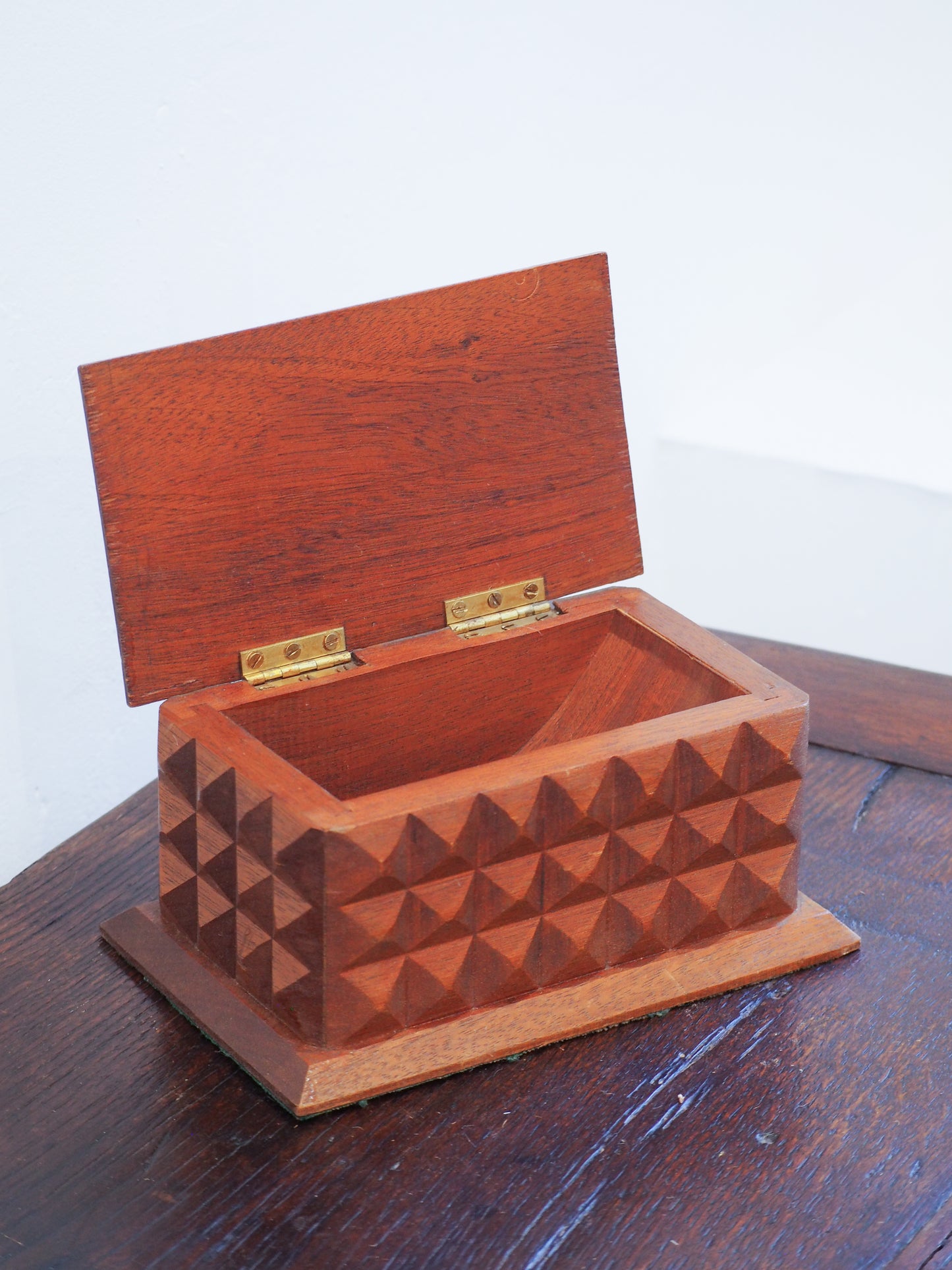 Vintage Mid-Century Lidded Trinket Box / Jewellery Box