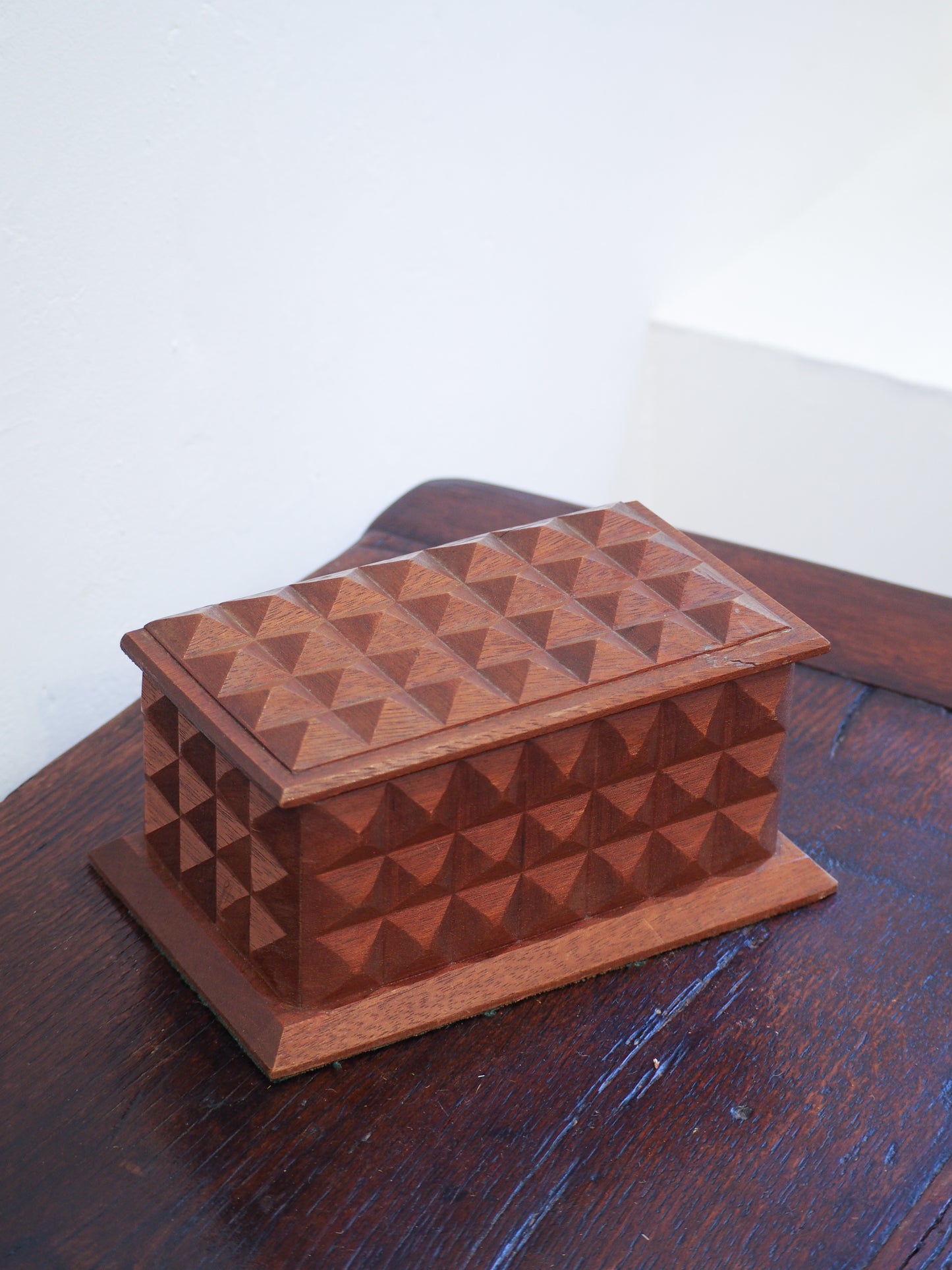 Vintage Mid-Century Lidded Trinket Box / Jewellery Box