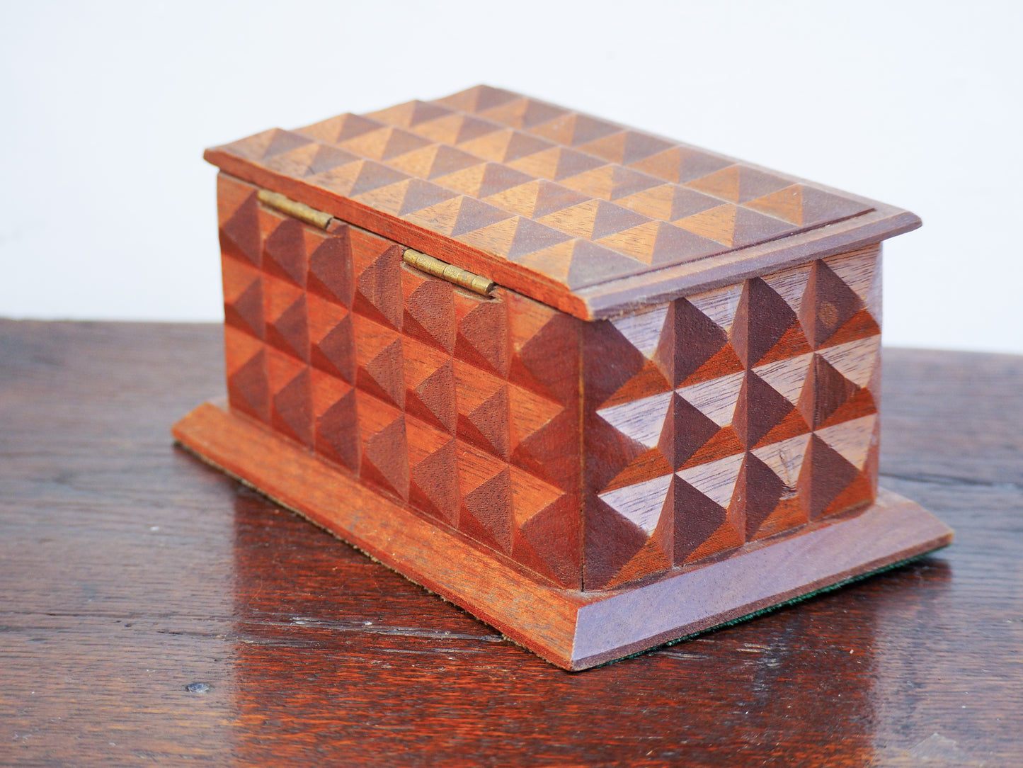 Vintage Mid-Century Lidded Trinket Box / Jewellery Box