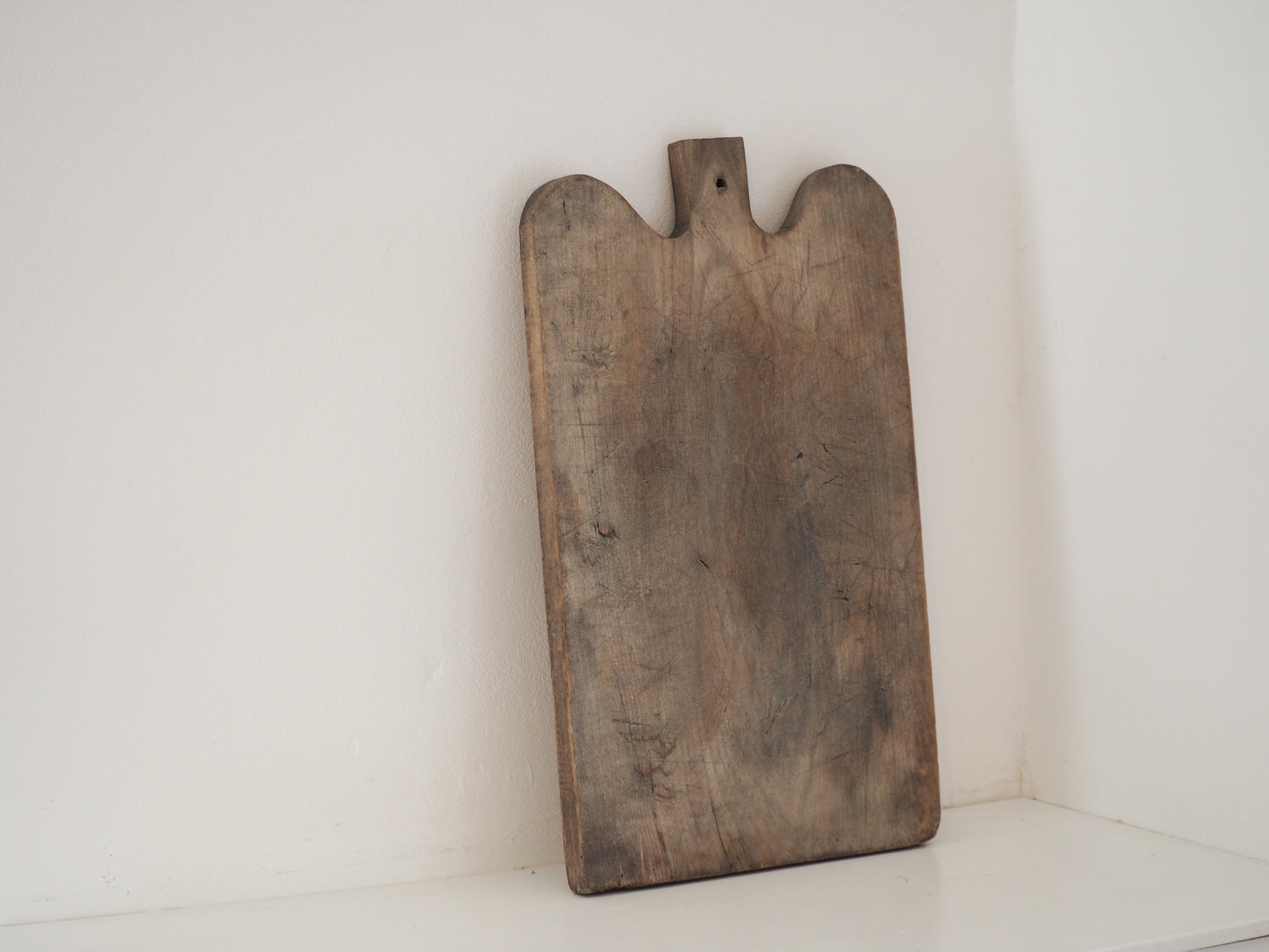 Antique Vintage Rustic French Wooden Charcuterie Chopping Board / Bread Board