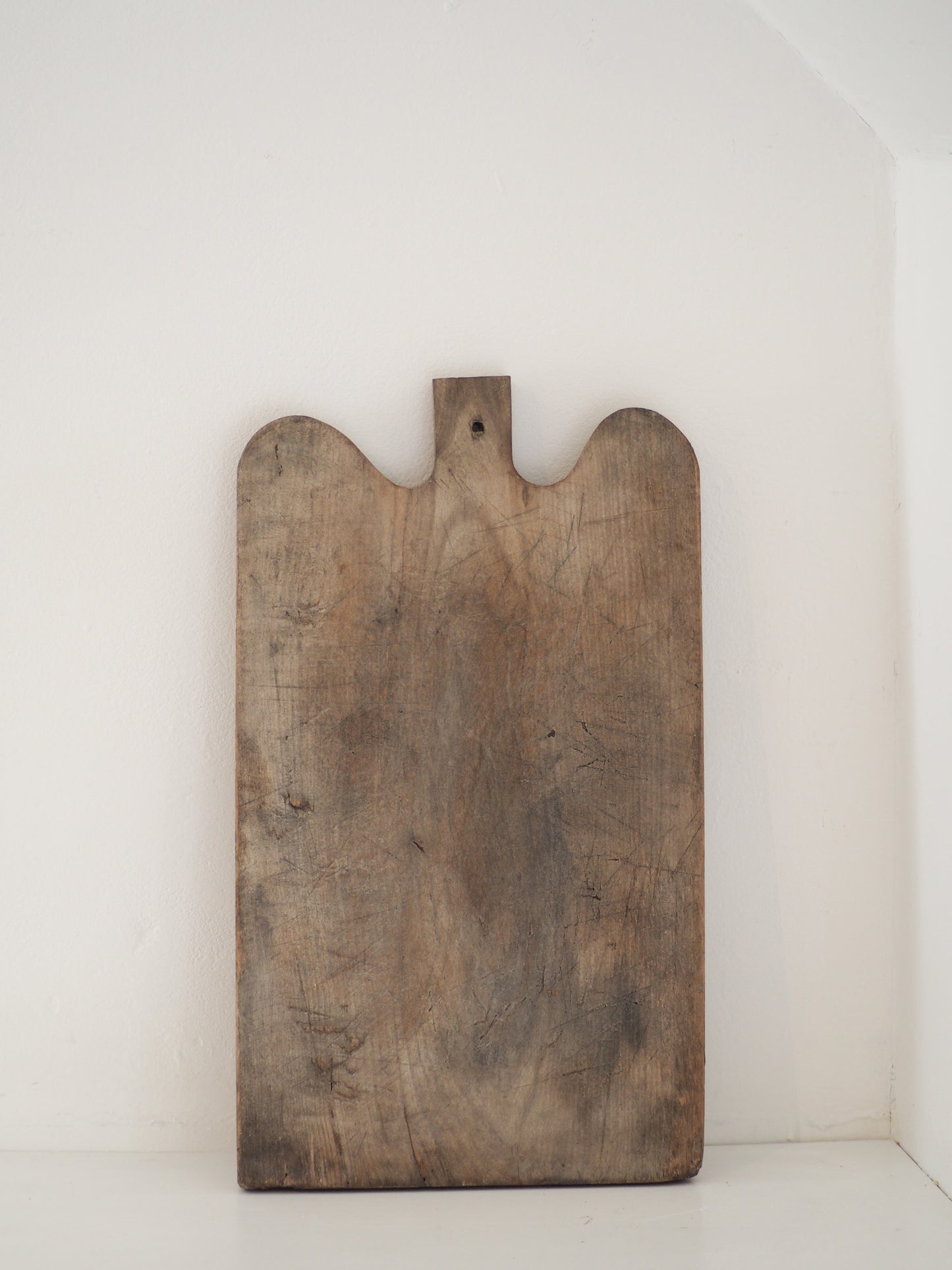 Antique Vintage Rustic French Wooden Charcuterie Chopping Board / Bread Board