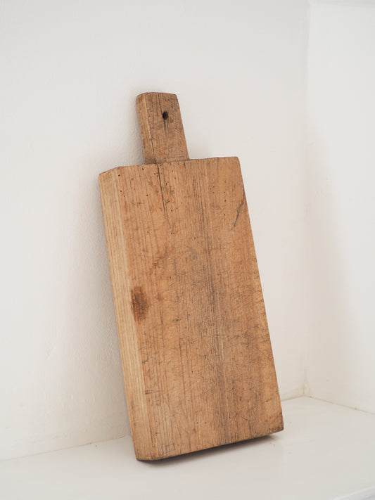 Antique Vintage Rustic French Wooden Charcuterie Chopping Board / Bread Board
