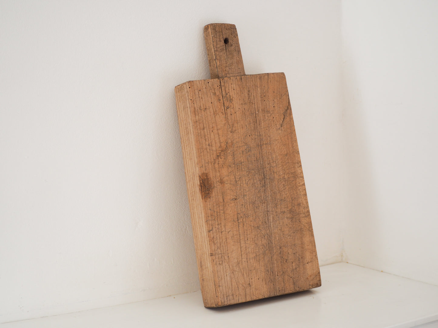 Antique Vintage Rustic French Wooden Charcuterie Chopping Board / Bread Board