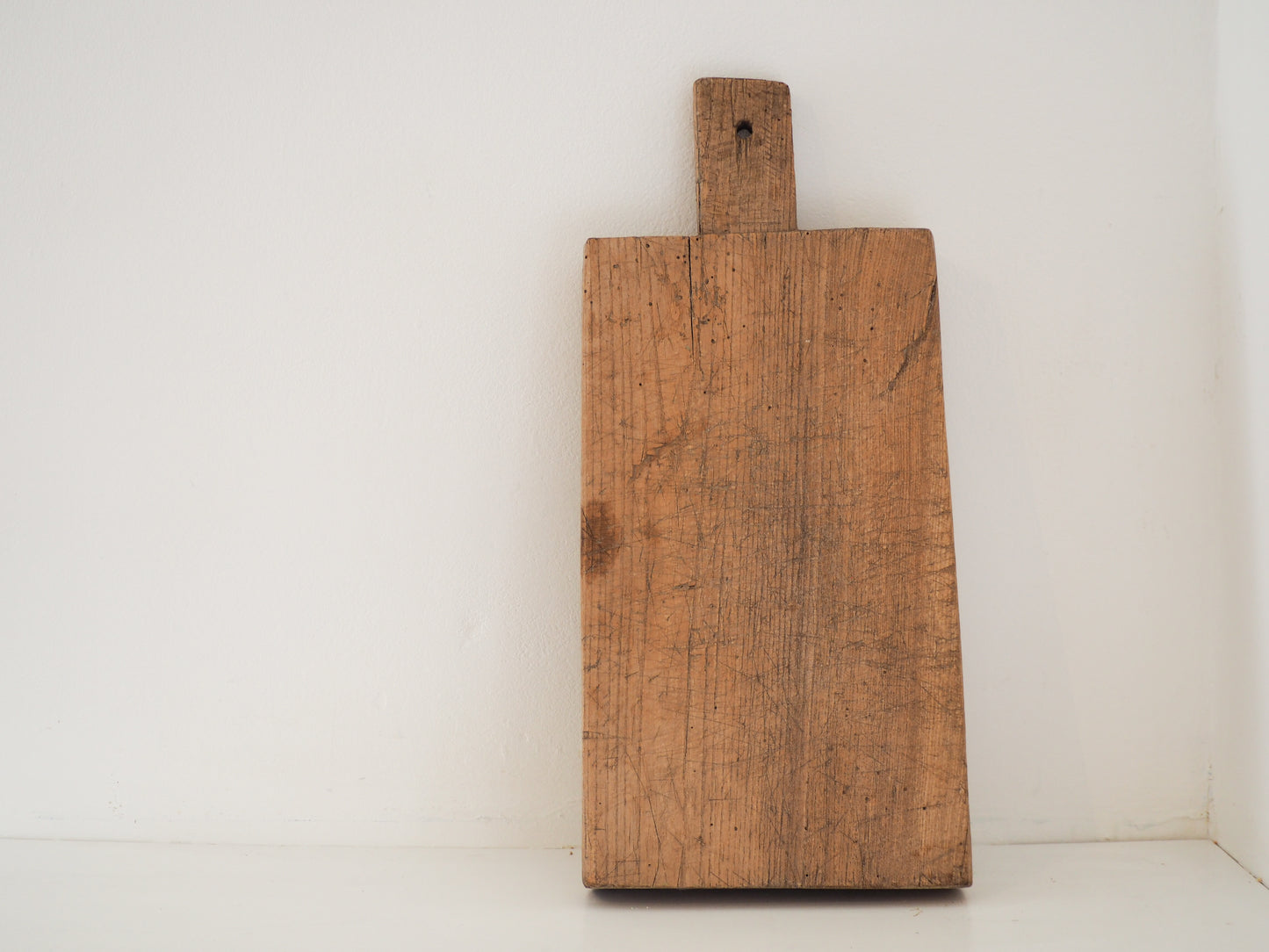 Antique Vintage Rustic French Wooden Charcuterie Chopping Board / Bread Board