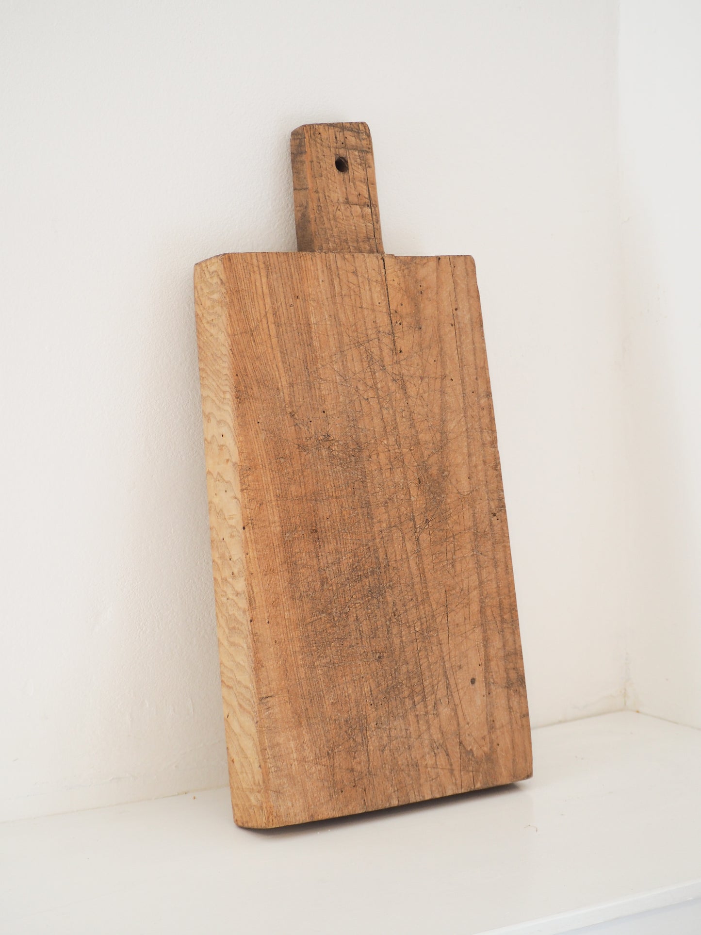 Antique Vintage Rustic French Wooden Charcuterie Chopping Board / Bread Board