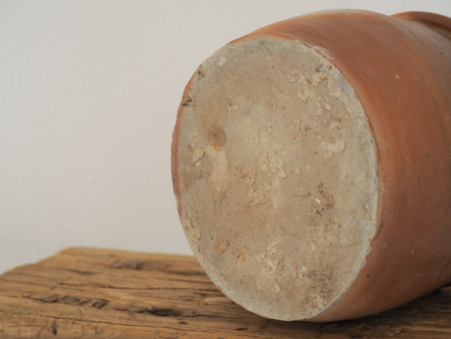 Vintage Antique Rustic French Handmade Confit Pot / Kitchen Storage Jar
