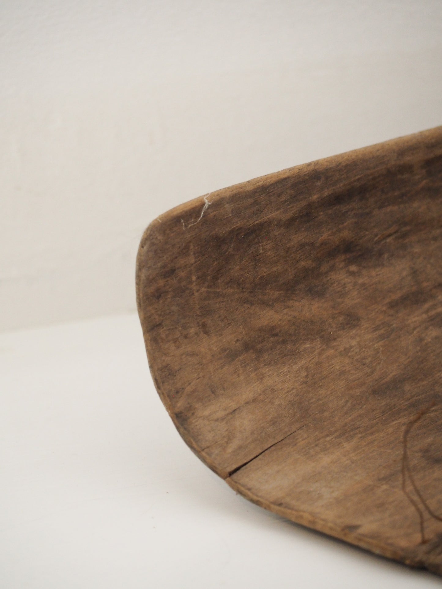 Old Antique Chinese Handmade Wooden Grain Scoop