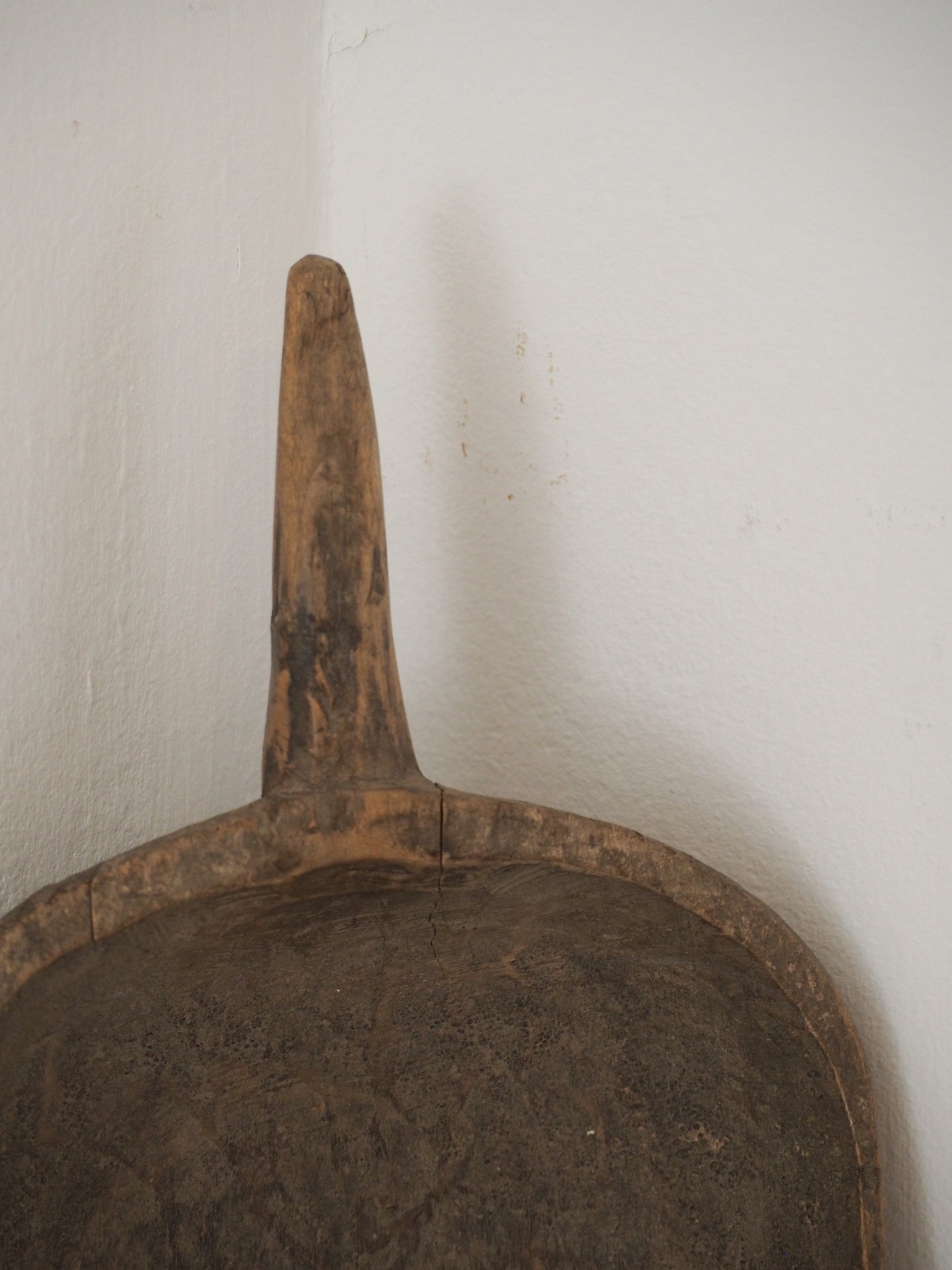 Old Antique Chinese Handmade Wooden Grain Scoop