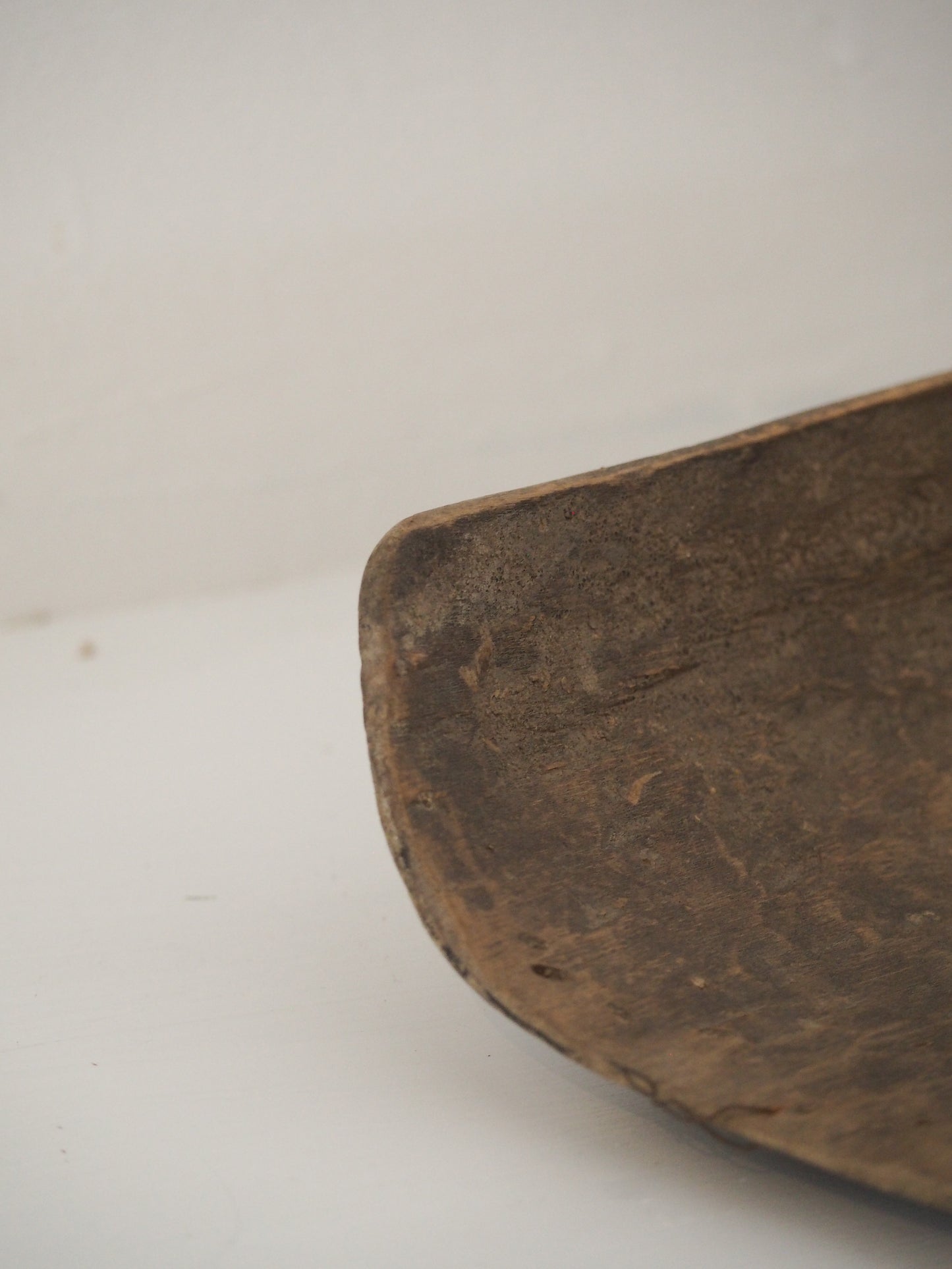 Old Antique Chinese Handmade Wooden Grain Scoop