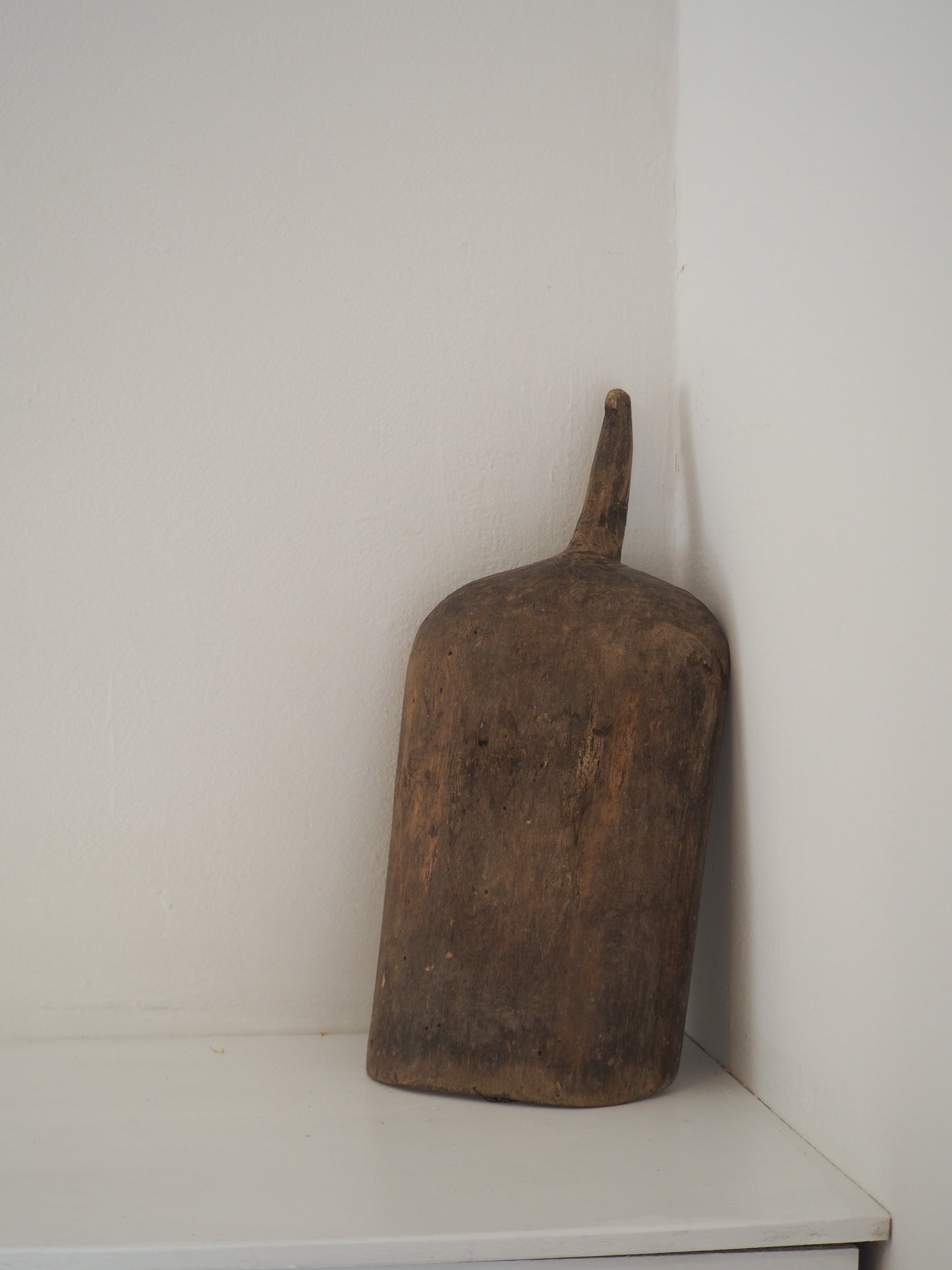 Old Antique Chinese Handmade Wooden Grain Scoop