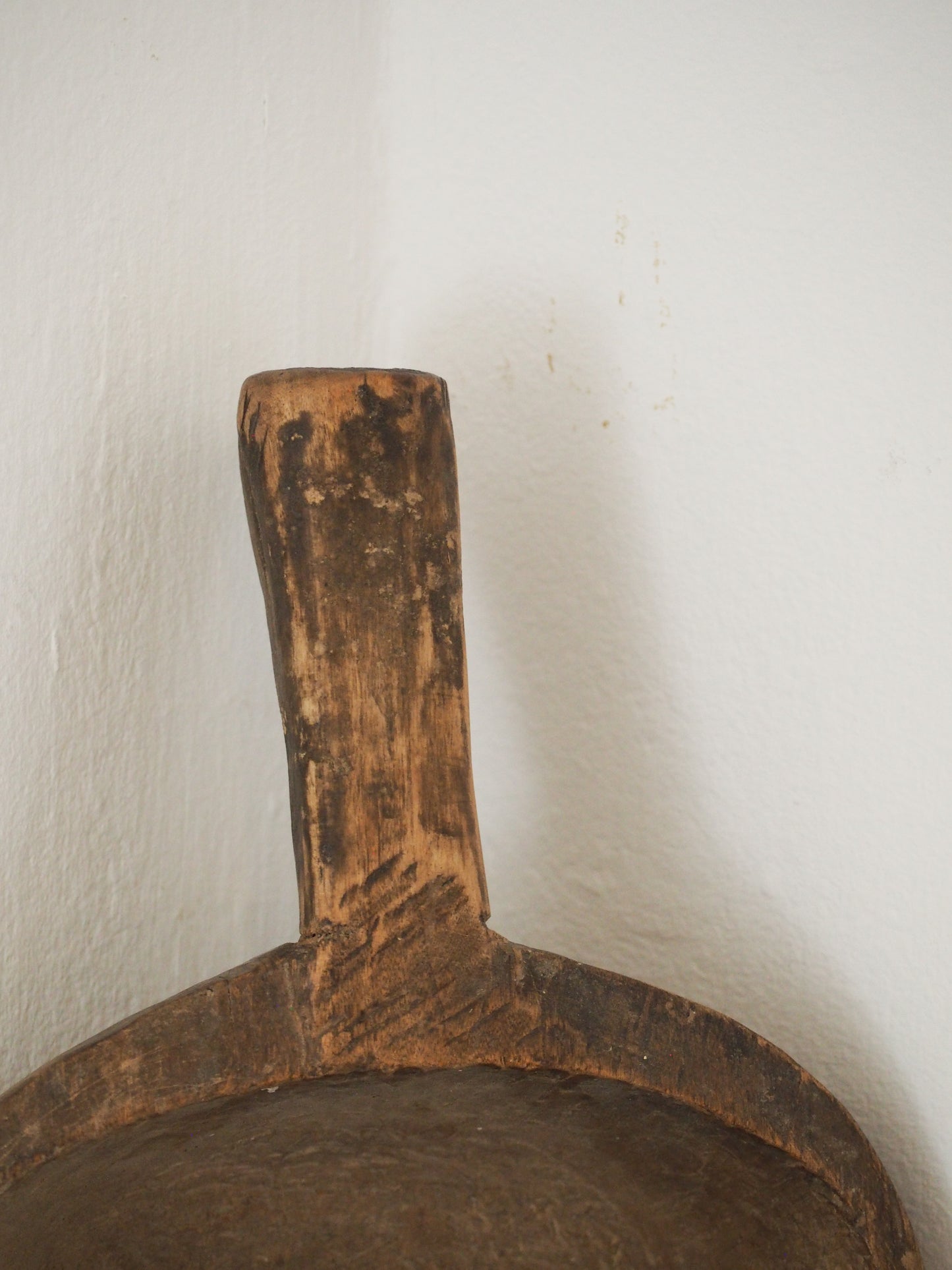 Old Antique Chinese Handmade Wooden Grain Scoop